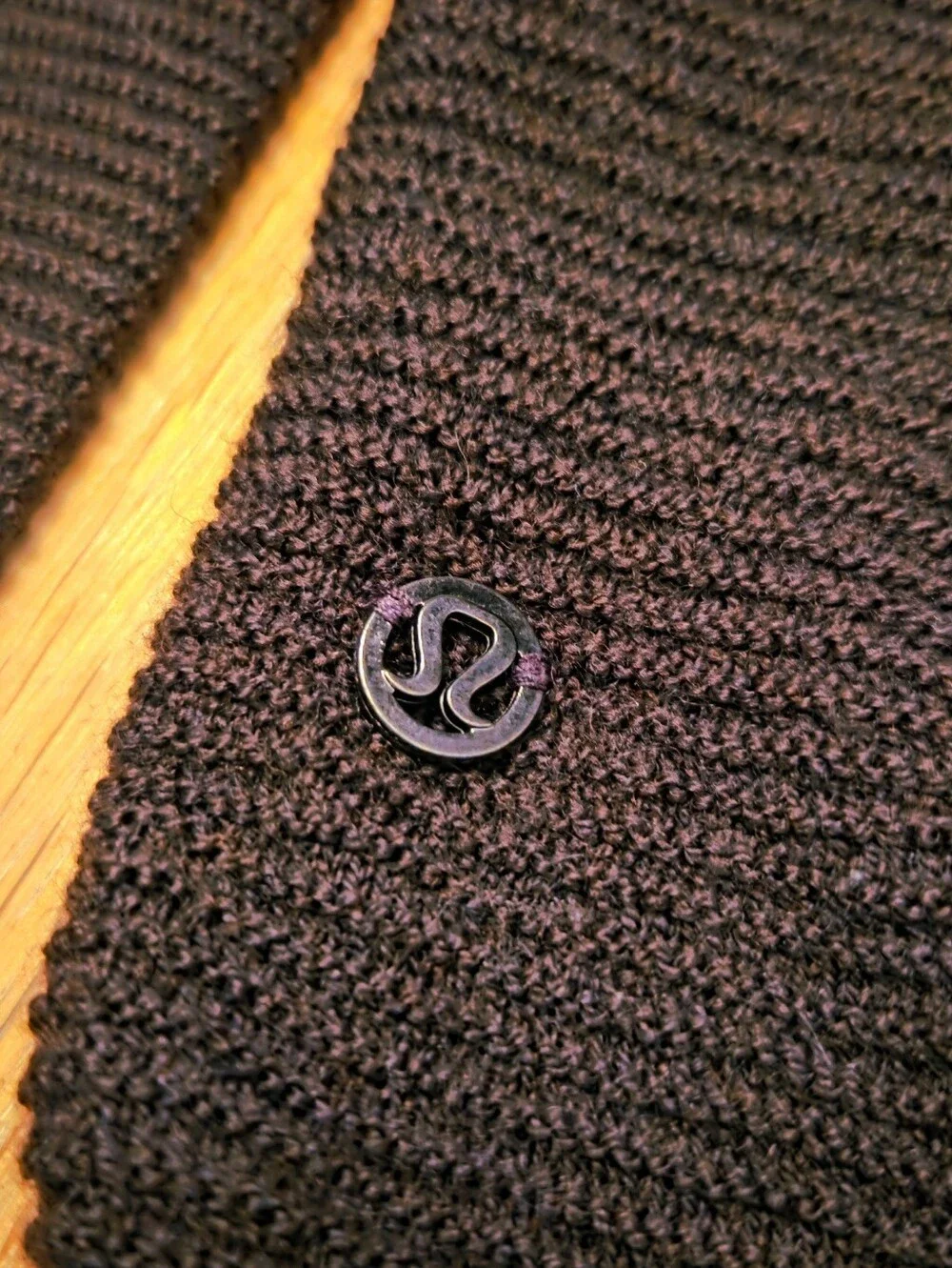 Lululemon Black Cherry Simply Wool Sweater 4? FLAW